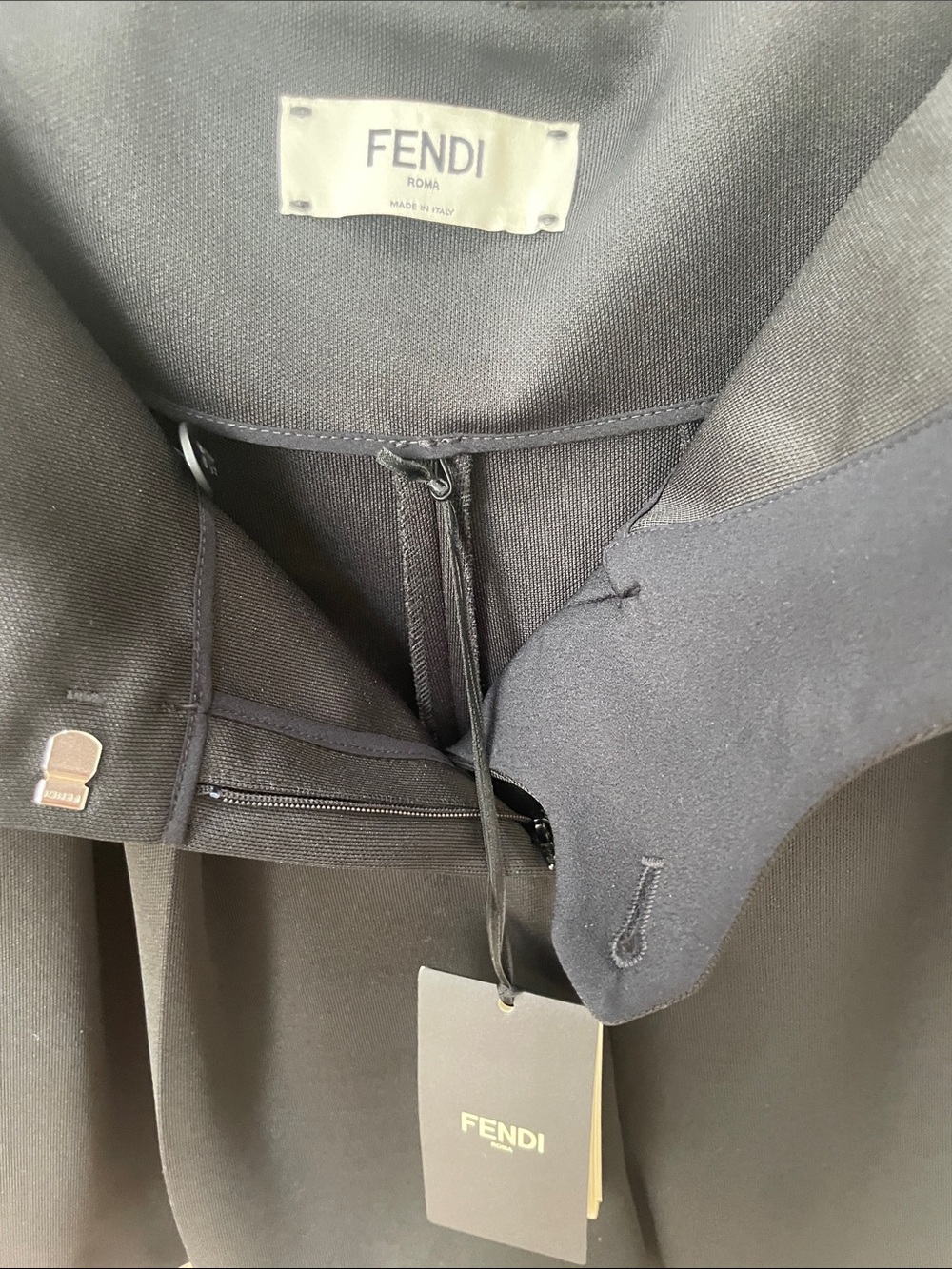 Fendi Black Fancy Tailored Shorts - Picture 7 of 7